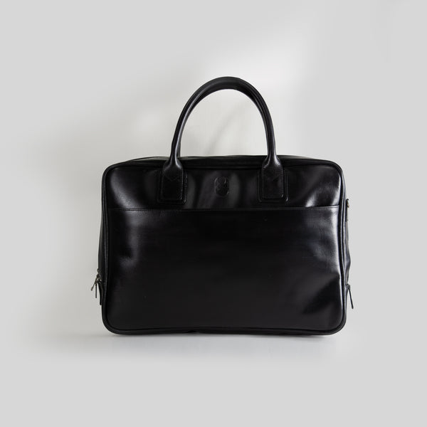 Real Leather Laptop Bag – Chancellor (Black)