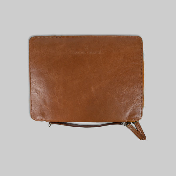 Real Leather Nomad Organizer – Soul Mate (Tobacco Brown)